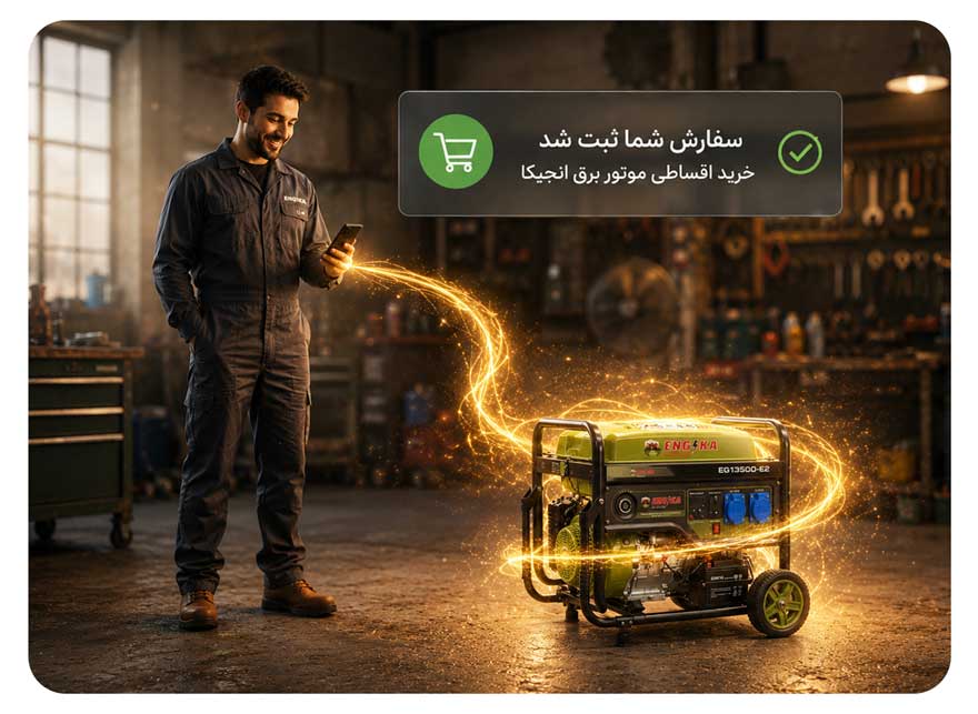 خرید اقساطی موتور برق انجیکا 1 تصویر خرید اقساطی موتور برق انجیکا